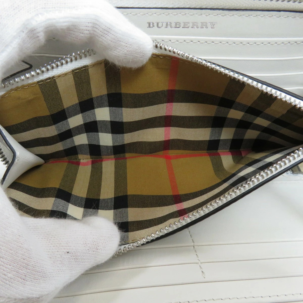 Burberry motif long Wallet calfskin - Picture 5 of 6